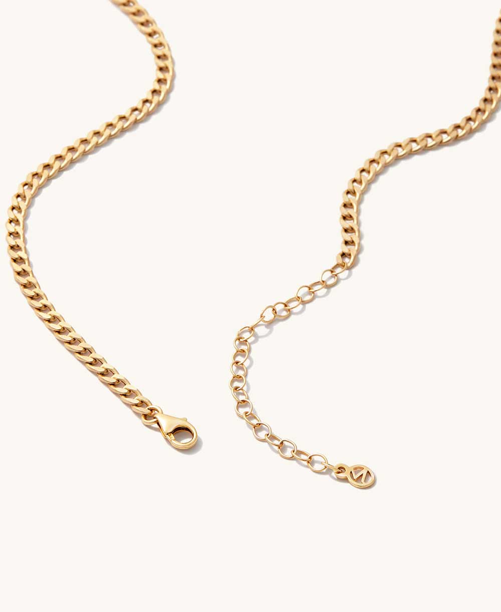 Collier chaîne curb